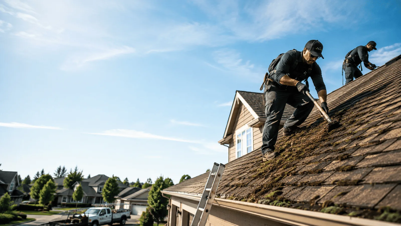 Roof Moss Removal in Melvin, IL near me